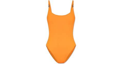 versace badeslip orange|versace one piece swimsuit.